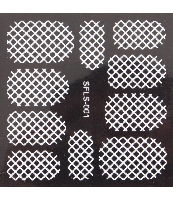 Metallic Filigree Stickers SFLS-001W Metallic Filigree Stickers SFLS-001W