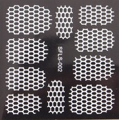 Metallic Filigree Stickers SFLS-002W Metallic Filigree Stickers SFLS-002W