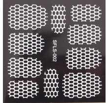 Metallic Filigree Stickers SFLS-002W