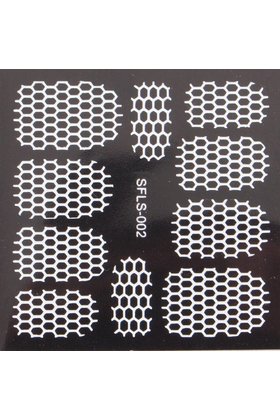 Metallic Filigree Stickers SFLS-002W