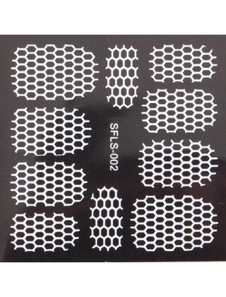 Metallic Filigree Stickers SFLS-002W