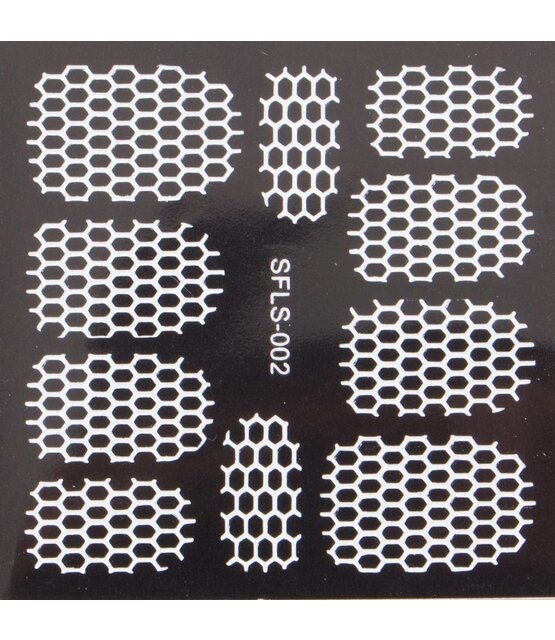 Metallic Filigree Stickers SFLS-002W Metallic Filigree Stickers SFLS-002W