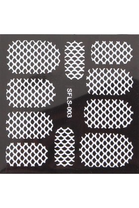 Metallic Filigree Stickers SFLS-003W