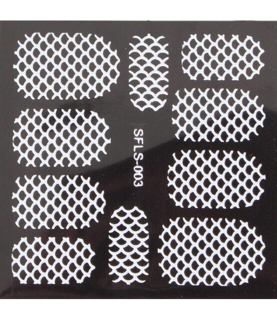 Metallic Filigree Stickers SFLS-003W