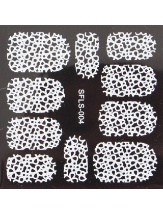 Metallic Filigree Stickers SFLS-004W