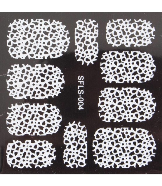 Metallic Filigree Stickers SFLS-004W Metallic Filigree Stickers SFLS-004W