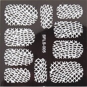 Metallic Filigree Stickers SFLS-005W