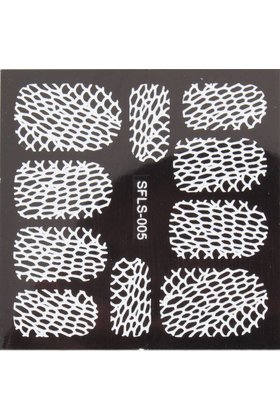 Metallic Filigree Stickers SFLS-005W