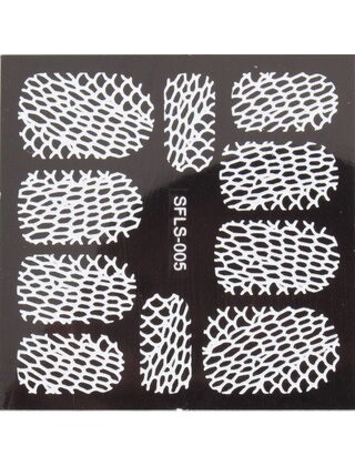Metallic Filigree Stickers SFLS-005W