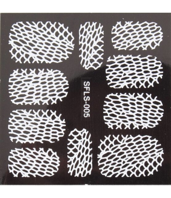 Metallic Filigree Stickers SFLS-005W