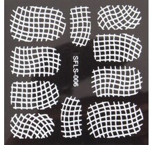 Metallic Filigree Stickers SFLS-006W