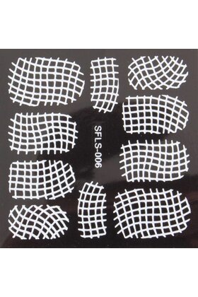 Metallic Filigree Stickers SFLS-006W