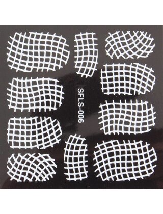 Metallic Filigree Stickers SFLS-006W