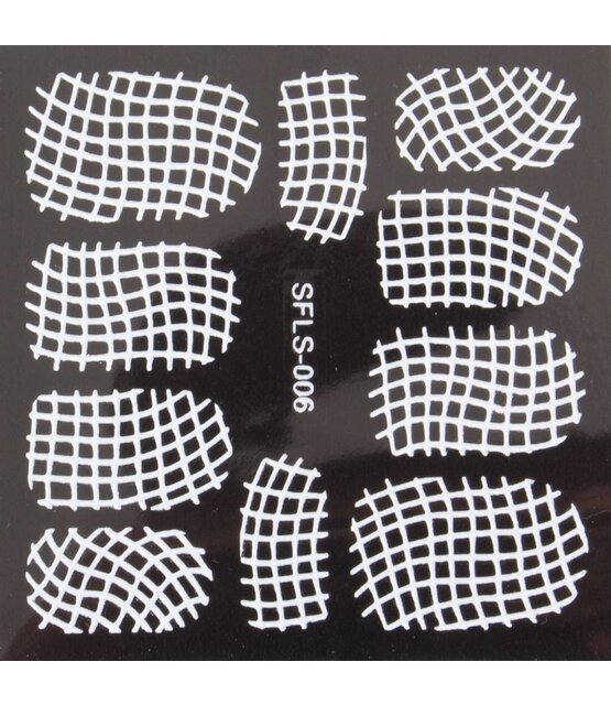 Metallic Filigree Stickers SFLS-006W