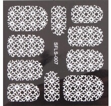 Metallic Filigree Stickers SFLS-007W