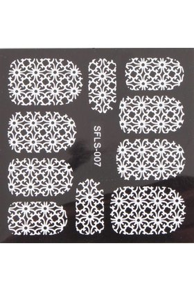 Metallic Filigree Stickers SFLS-007W