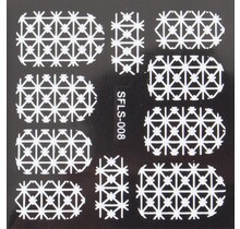 Metallic Filigree Stickers SFLS-008W
