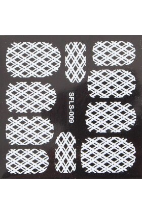 Metallic Filigree Stickers SFLS-009W