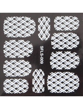 Metallic Filigree Stickers SFLS-009W