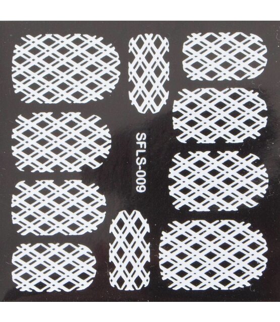 Metallic Filigree Stickers SFLS-009W