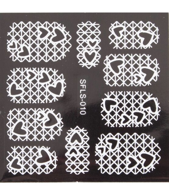 Metallic Filigree Stickers SFLS-010W