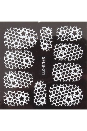 Metallic Filigree Stickers SFLS-011W