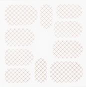 Metallic Filigree Stickers SFLS-001 Rose Gold