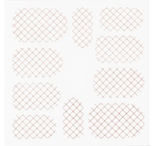 Metallic Filigree Stickers SFLS-001 Rose Gold