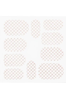 Metallic Filigree Stickers SFLS-001 Rose Gold