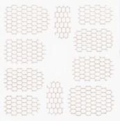 Metallic Filigree Stickers SFLS-002 Rose Gold Metallic Filigree Stickers SFLS-002 Rose Gold