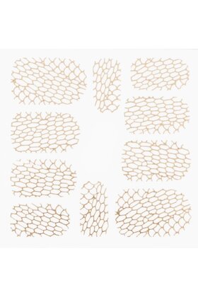 Metallic Filigree Stickers SFLS-005 Rose Gold