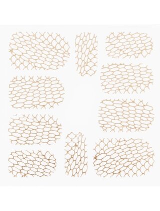 Metallic Filigree Stickers SFLS-005 Rose Gold