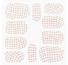 Metallic Filigree Stickers SFLS-006 Rose Gold