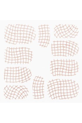 Metallic Filigree Stickers SFLS-006 Rose Gold