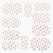 Metallic Filigree Stickers SFLS-009 Rose Gold Metallic Filigree Stickers SFLS-009 Rose Gold