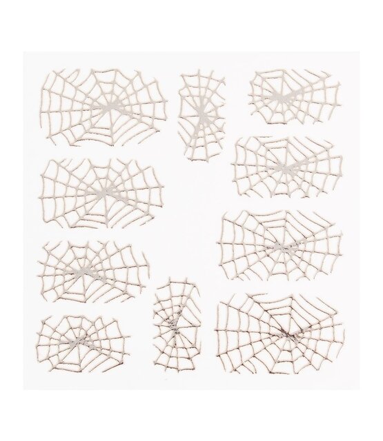 Metallic Filigree Sticker LNS-11009 Silver