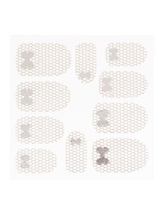 Metallic Filigree Sticker LNS-11013 Silver