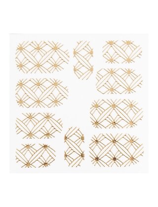 Metallic Filigree Sticker LNS-11008 Goud