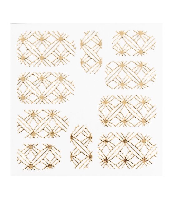 Metallic Filigree Sticker LNS-11008 Goud