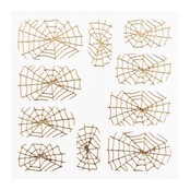 Metallic Filigree Sticker LNS-11009 Goud