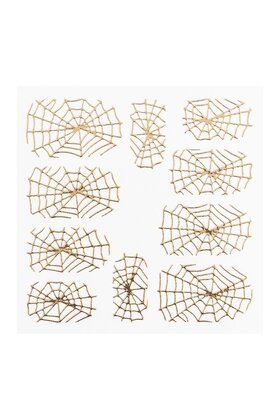 Metallic Filigree Sticker LNS-11009 Goud