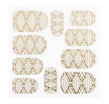 Metallic Filigree Sticker LNS-11012 Gold