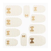 Metallic Filigree Sticker LNS-11013 Gold Metallic Filigree Sticker LNS-11013 Gold