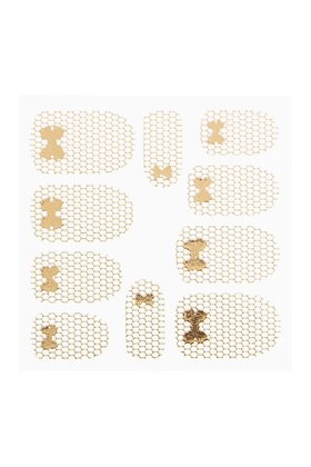 Metallic Filigree Sticker LNS-11013 Gold