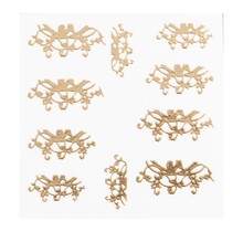 Metallic Filigree Sticker LNS-11015 Gold