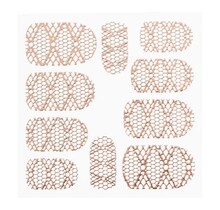 Metallic Filigree Sticker LNS-11013 Rose Gold