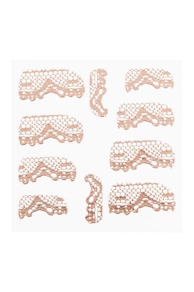 Metallic Filigree Sticker LNS-11014 Rose Gold