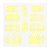 Metallic Filigree Sticker KOR-002 Neon Yellow