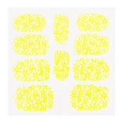 Metallic Filigree Sticker KOR-003 Neon Yellow Metallic Filigree Sticker KOR-003 Neon Yellow