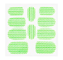 Metallic Filigree Sticker KOR-004 Neon Green